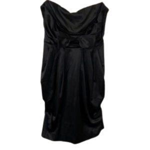 Rhapsody black strapless dress junior's size m NWOT